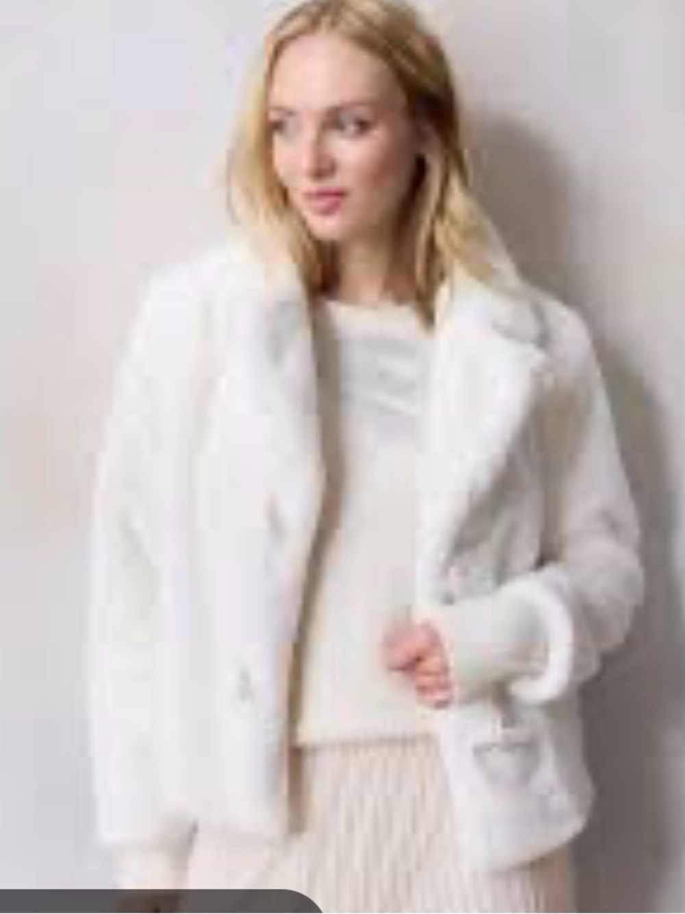 Lauren Conrad Faux Fur toggle Jacket